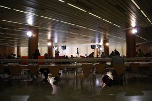 Das Pressezentrum des Weltjugendtages in Madrid